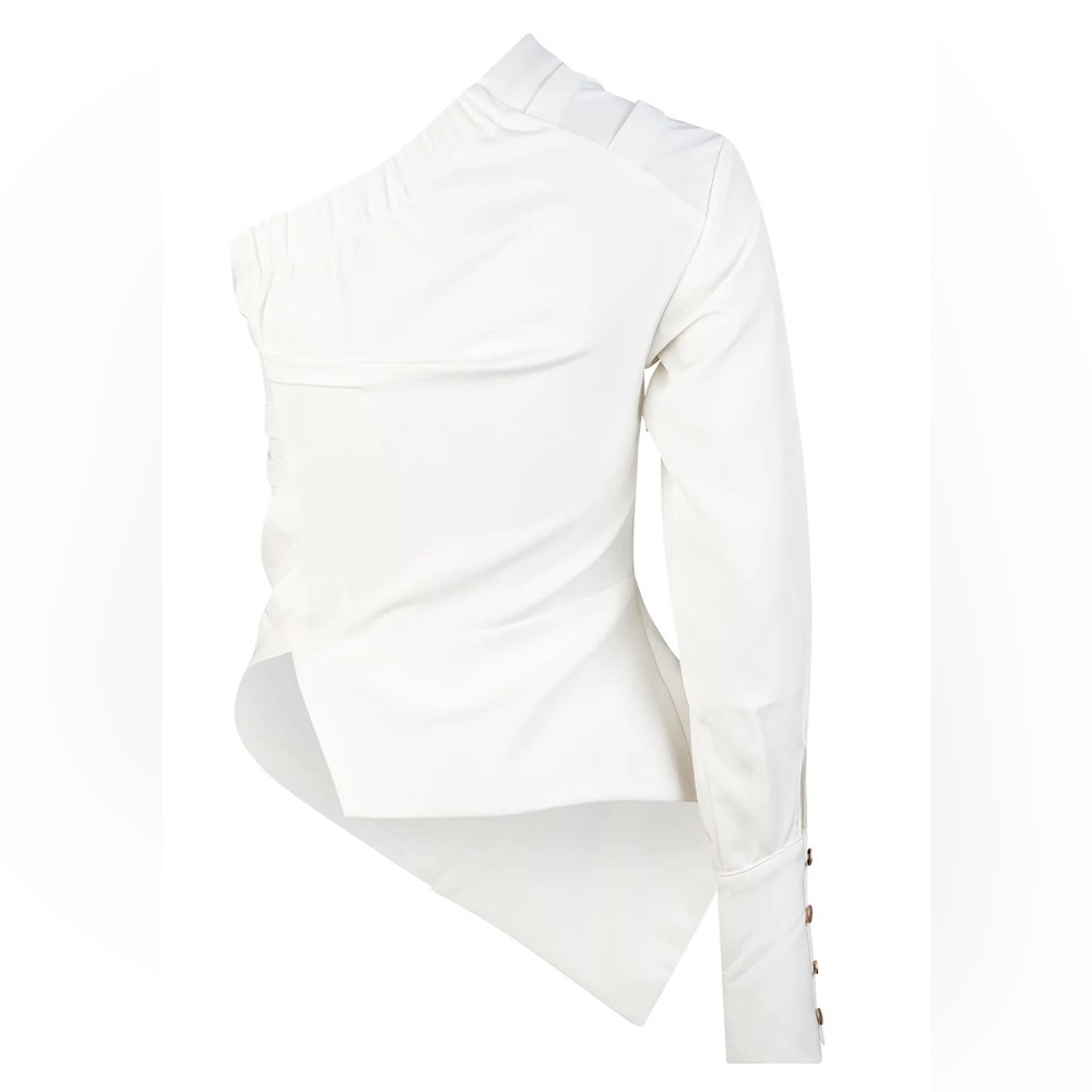 ๐ CAZNC THE LABEL - White One Shoulder Top๐ - Picture 15 of 16